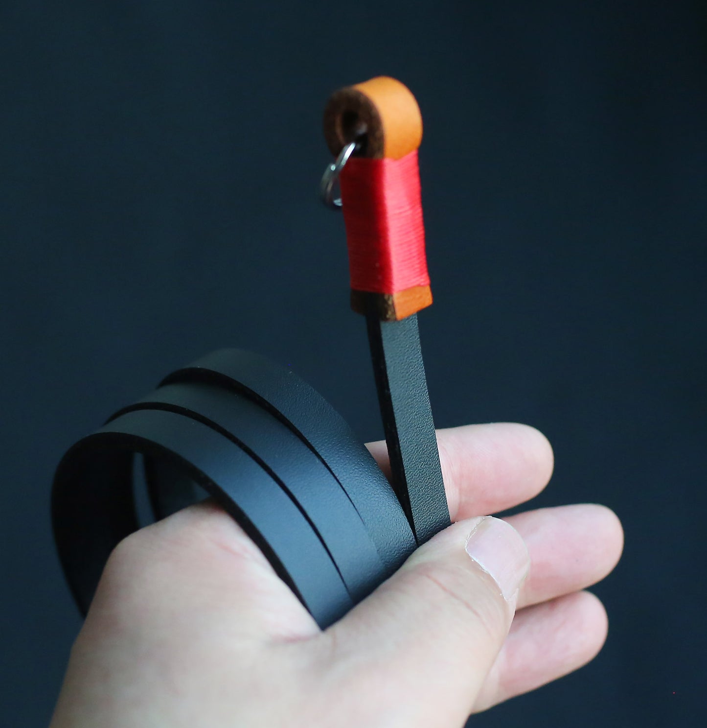 handmade black strap