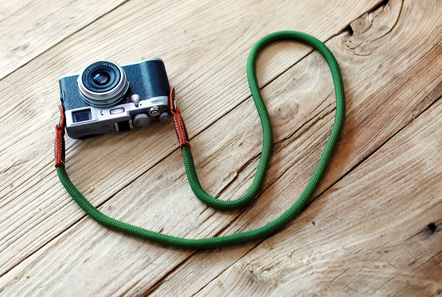 Camera Strap Handmade Retro Army green Climbing Rope &Windmup.com - windmup