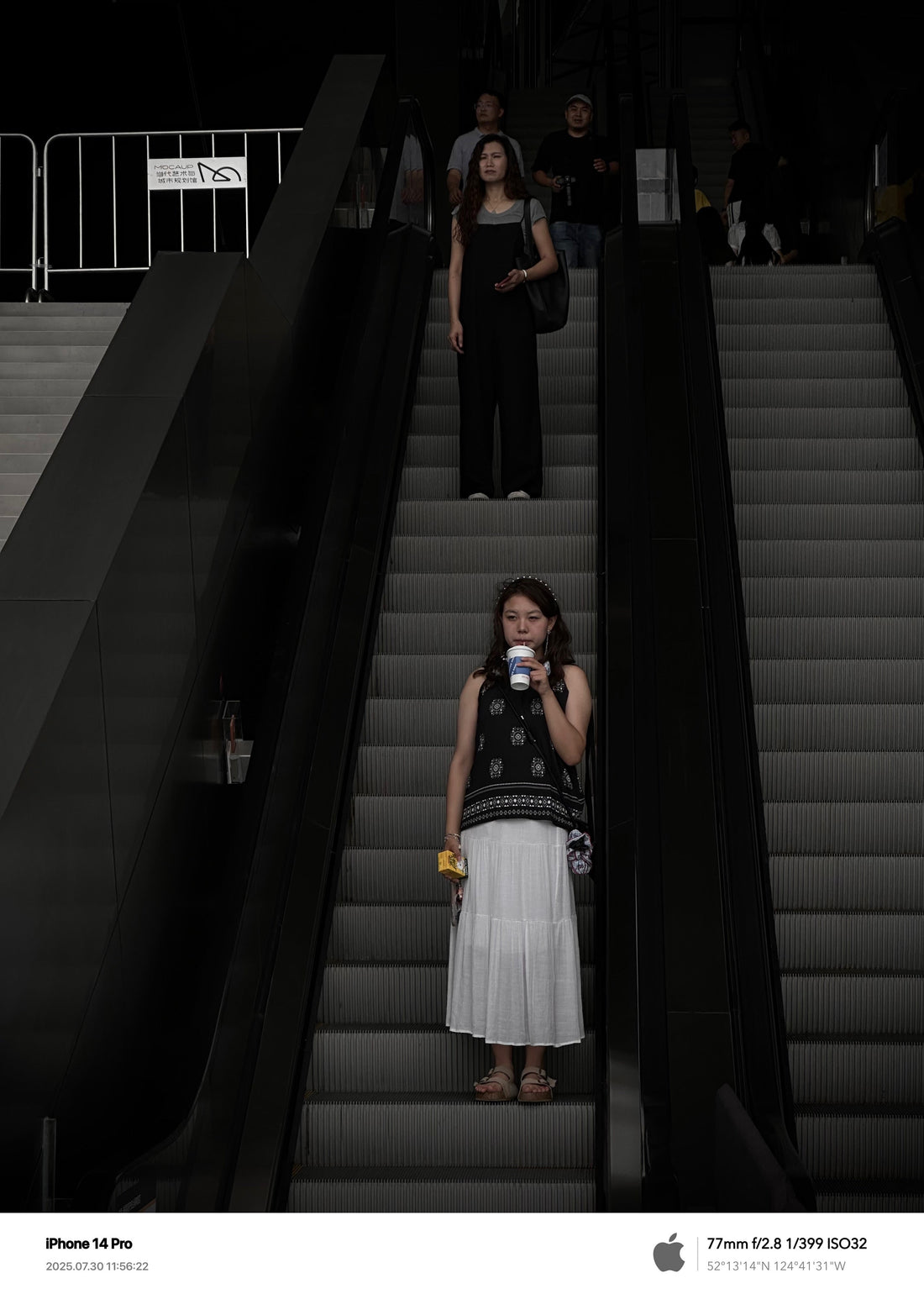 Street Photography: Capturing Silent Stories on the Escalator