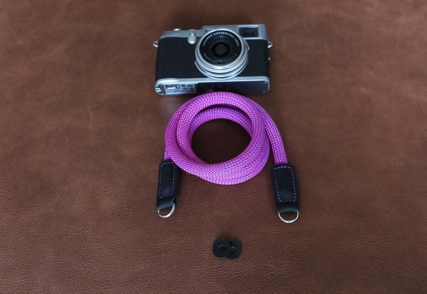 Soft and durable climbing rope strap