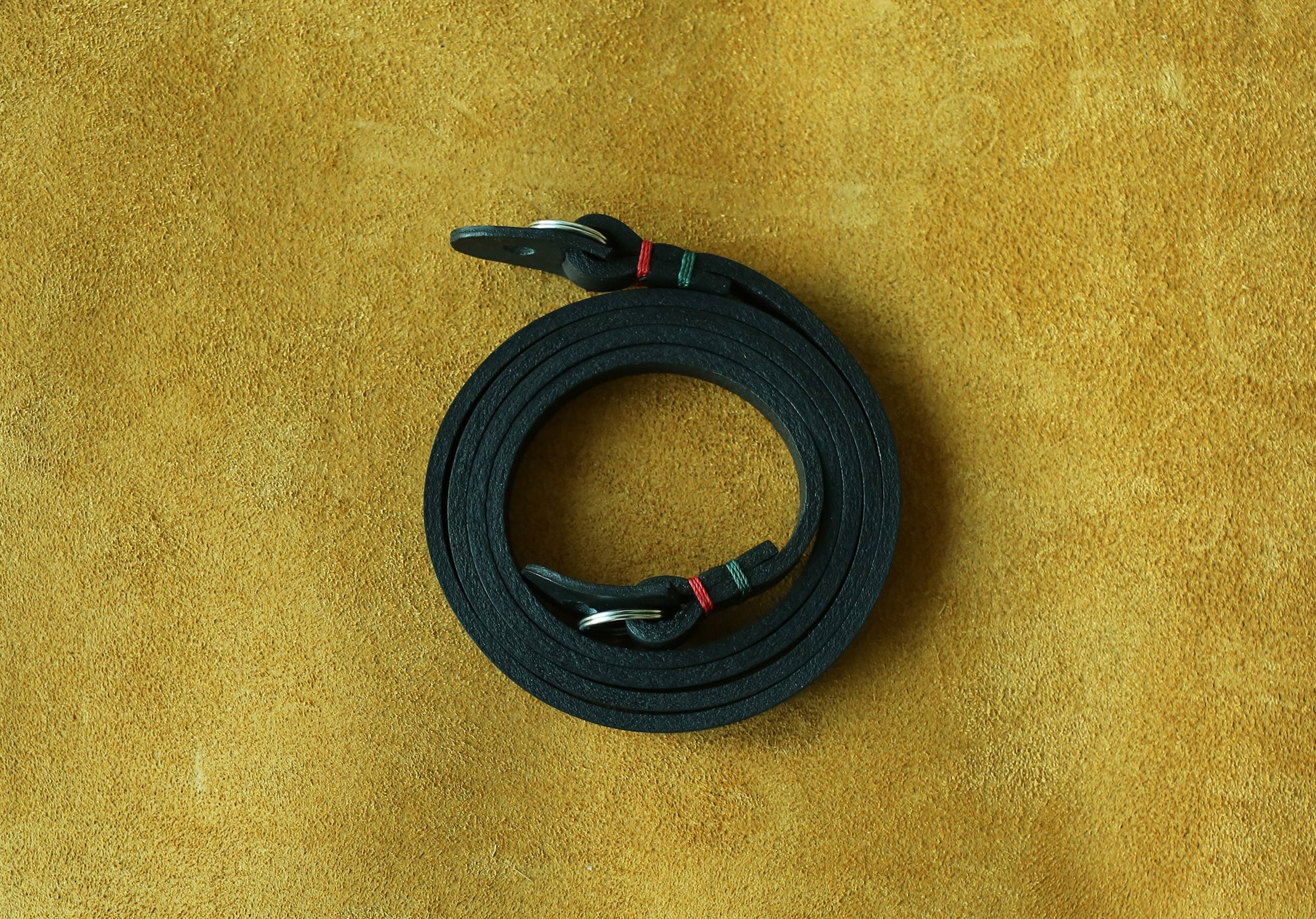 Unique hand-stitched photography gear from the Windmup signature black leather collection