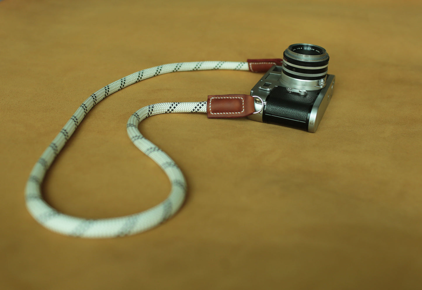 Windmup artisan series white rope camera neck strap for photographers