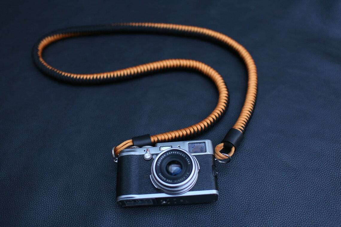 black gold weave strap closeup