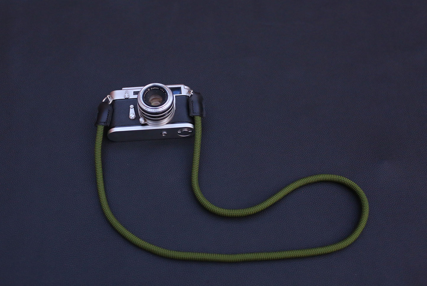 rope strap set with leather lug protectors included