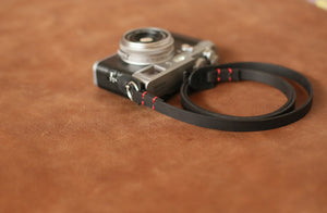 Leather handicraft 11mm camera neck shoulder strap  | windmup - windmup