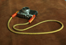 8mm yellow gray climbing rope camera neck strap windmup