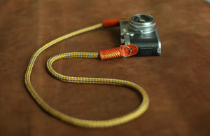 8mm yellow climbing rope camera neck strap | Windmup.com - windmup
