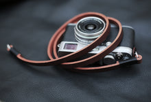 8mm Tan leather thicken handmade camera neck shoulder strap | windmup