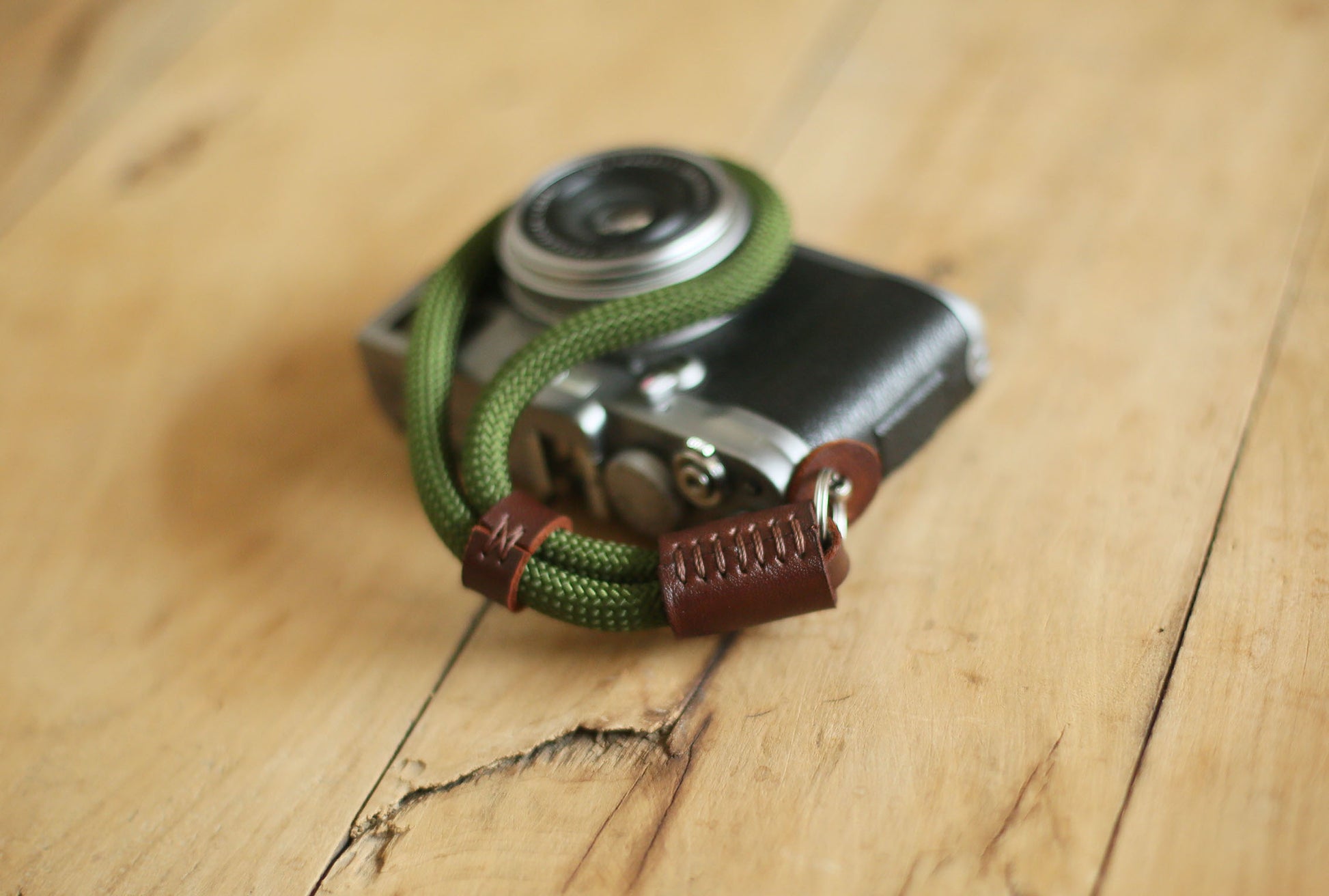Rugged 10mm climbing rope strap for film cameras
