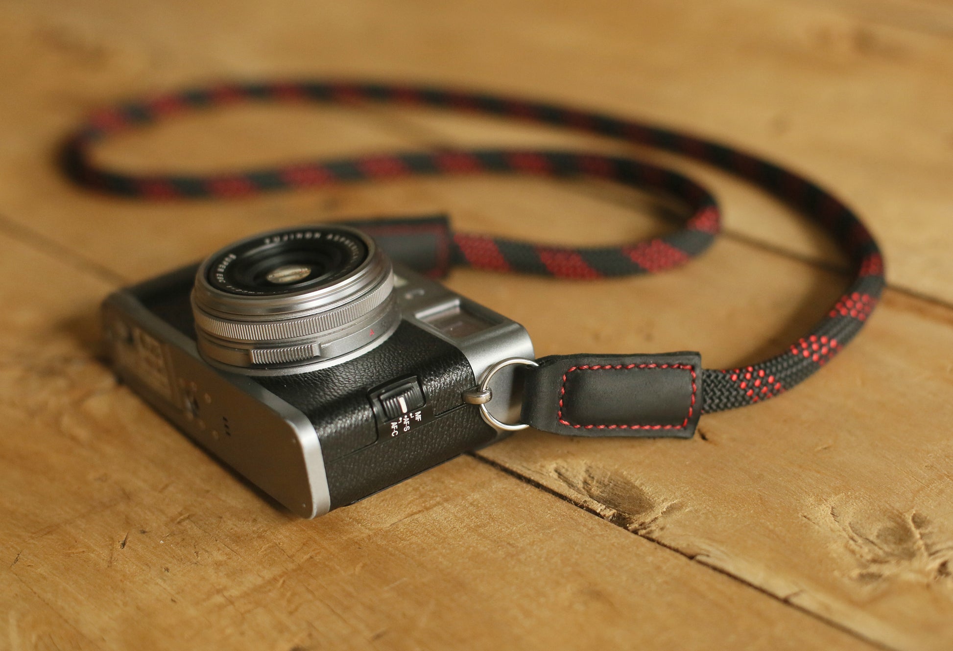 Handmade Camera Strap Elf black Climbing Rope &Windmup.com - windmup