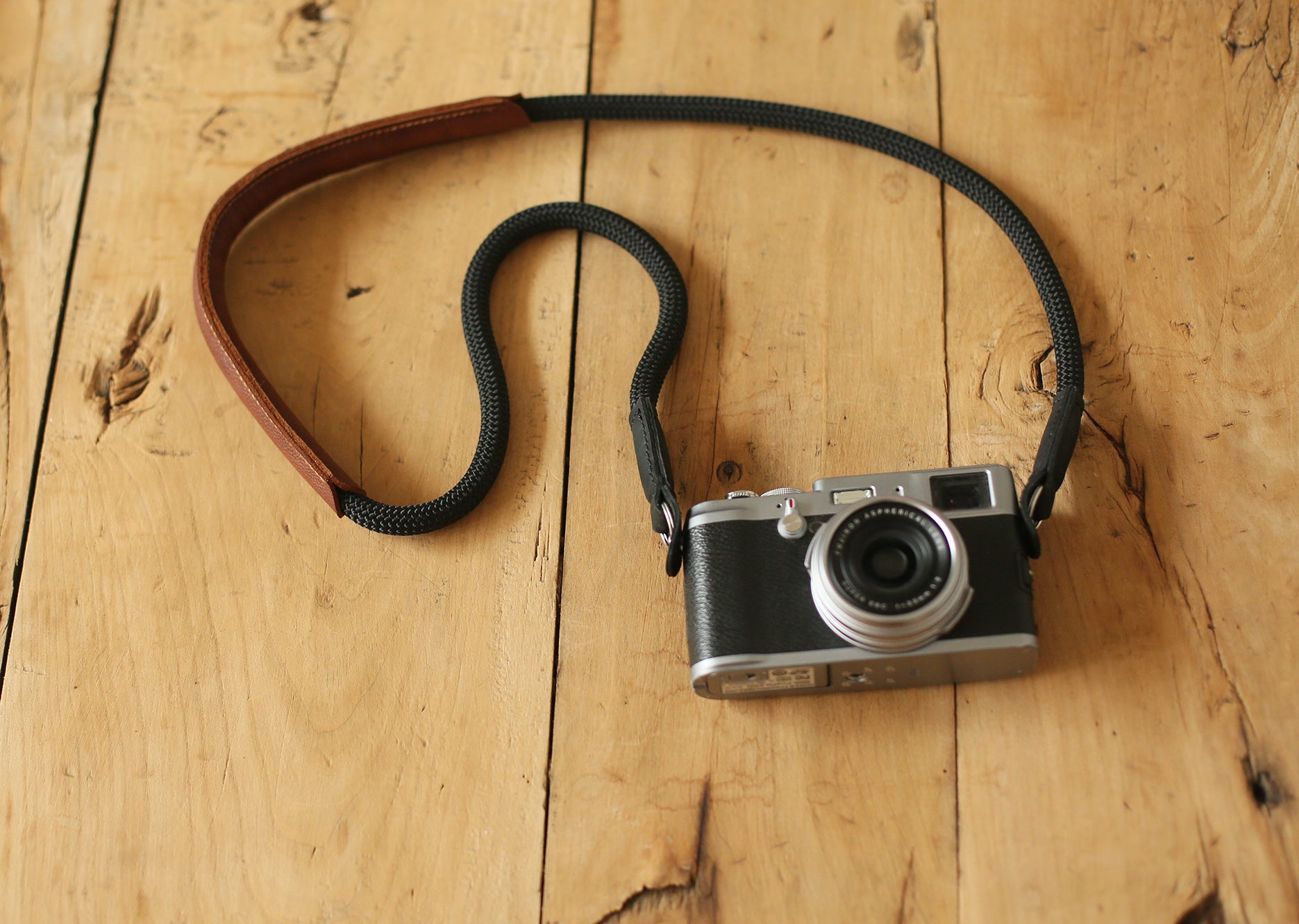 Cool Depressurize Handmade Camera Strap Climbing Rope Black &Windmup.com - windmup