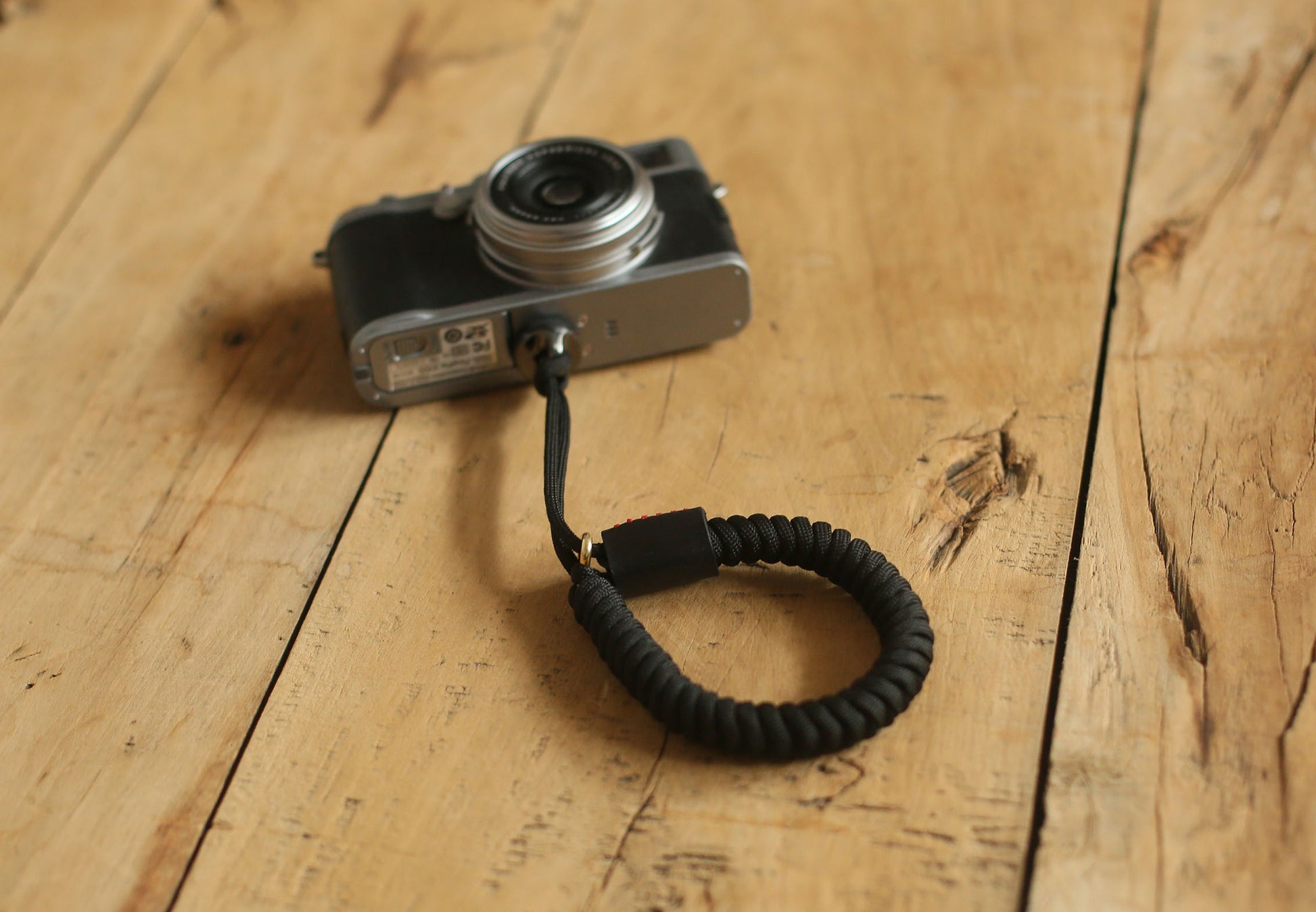 Black hand weave strap 16mm handmade camera wrist band strap simplicity