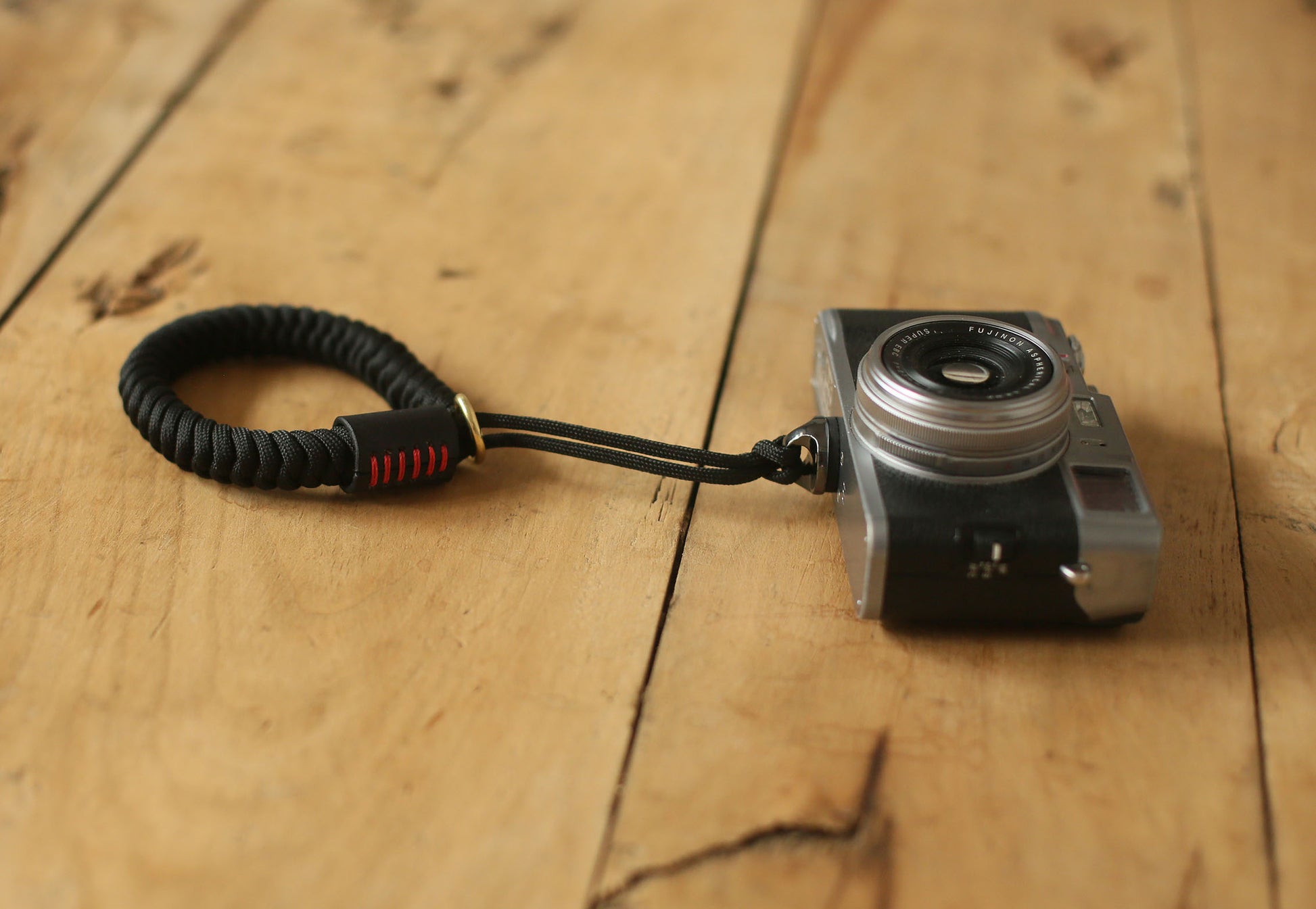 Durable camera wrist strap with pure copper D-ring