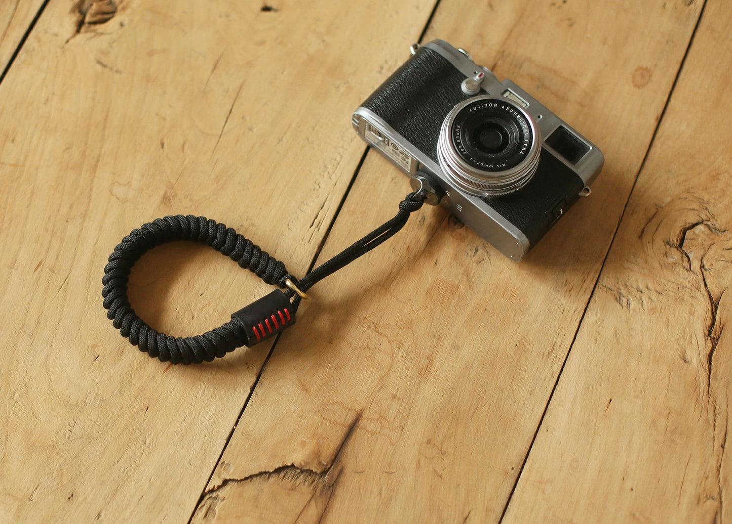 Secure parachute rope wrist strap for cameras