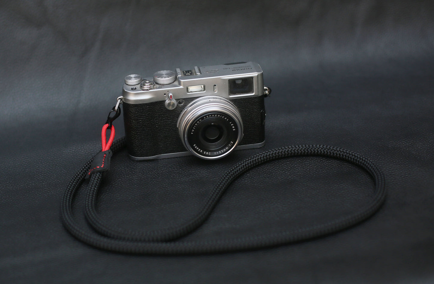 Black 8mm Quick-release rope camera strap - windmup