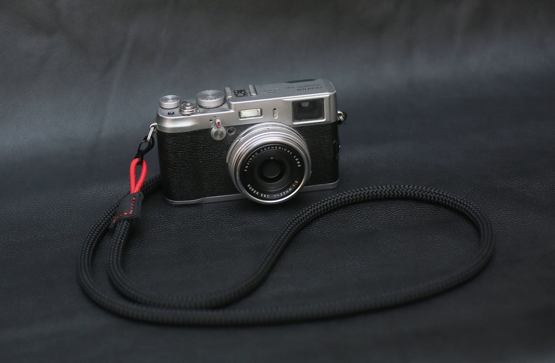 Black 8mm Quick-release rope camera strap - windmup