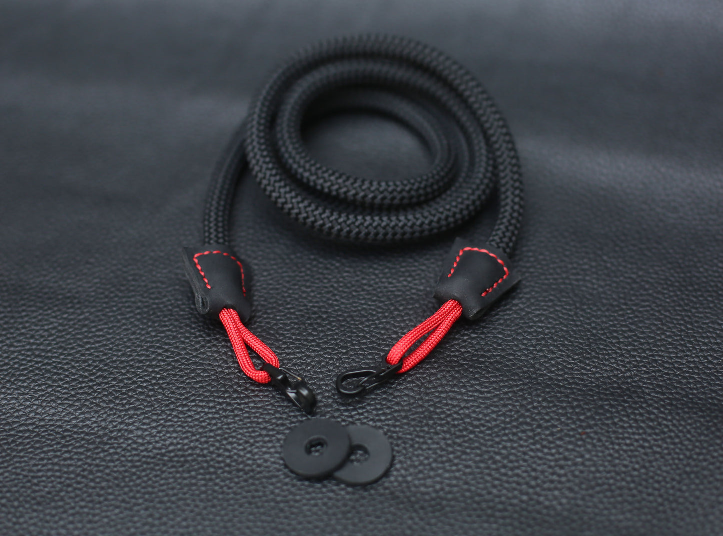 Black 8mm Quick-release rope camera strap - windmup