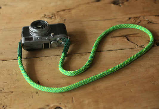 Camera Strap Handmade Grass green Climbing Rope C&Windmup.com - windmup
