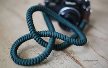 COOL handmade weave camera strap dark green Type B soft &windmup.com - windmup