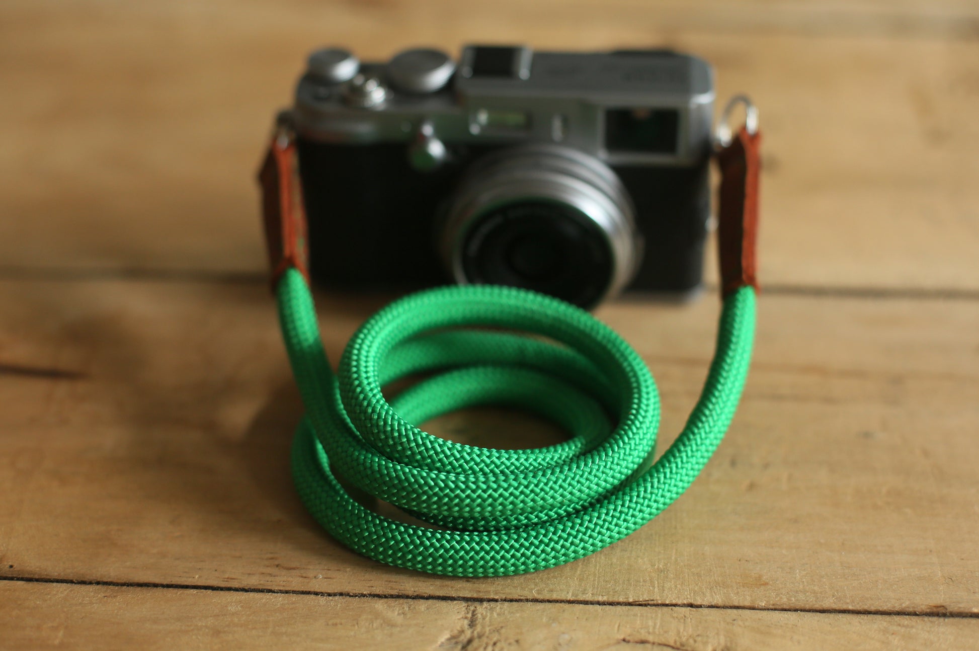 Camera Strap Handmade Grass green Climbing Rope B&Windmup.com - windmup