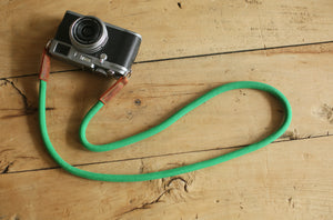 Camera Strap Handmade Grass green Climbing Rope B&Windmup.com - windmup