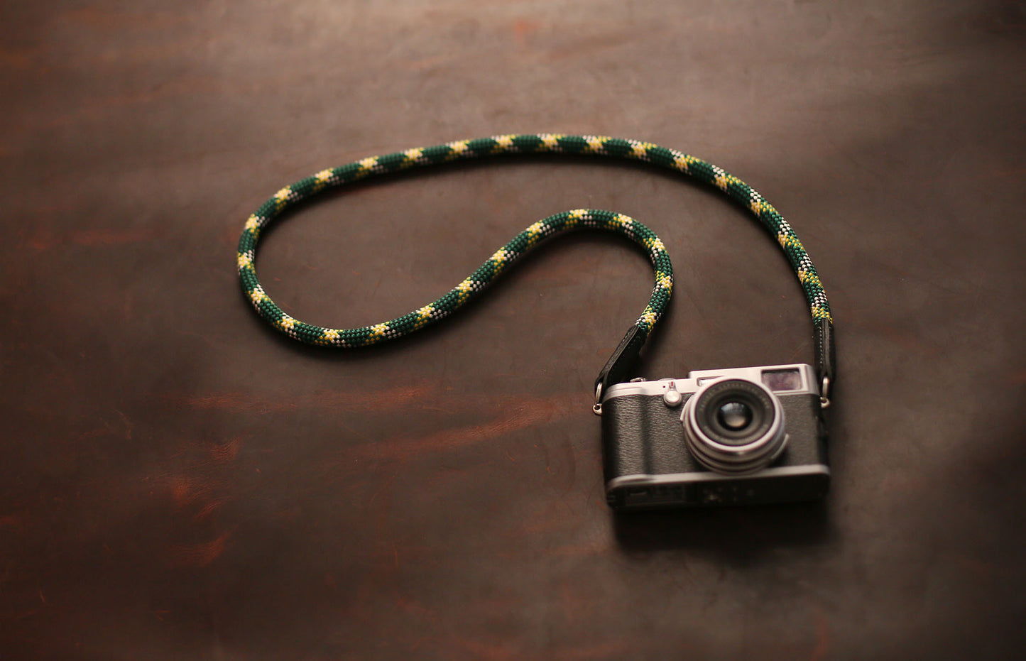 Adventure-style handmade camera strap