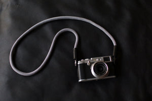 black white camera strap