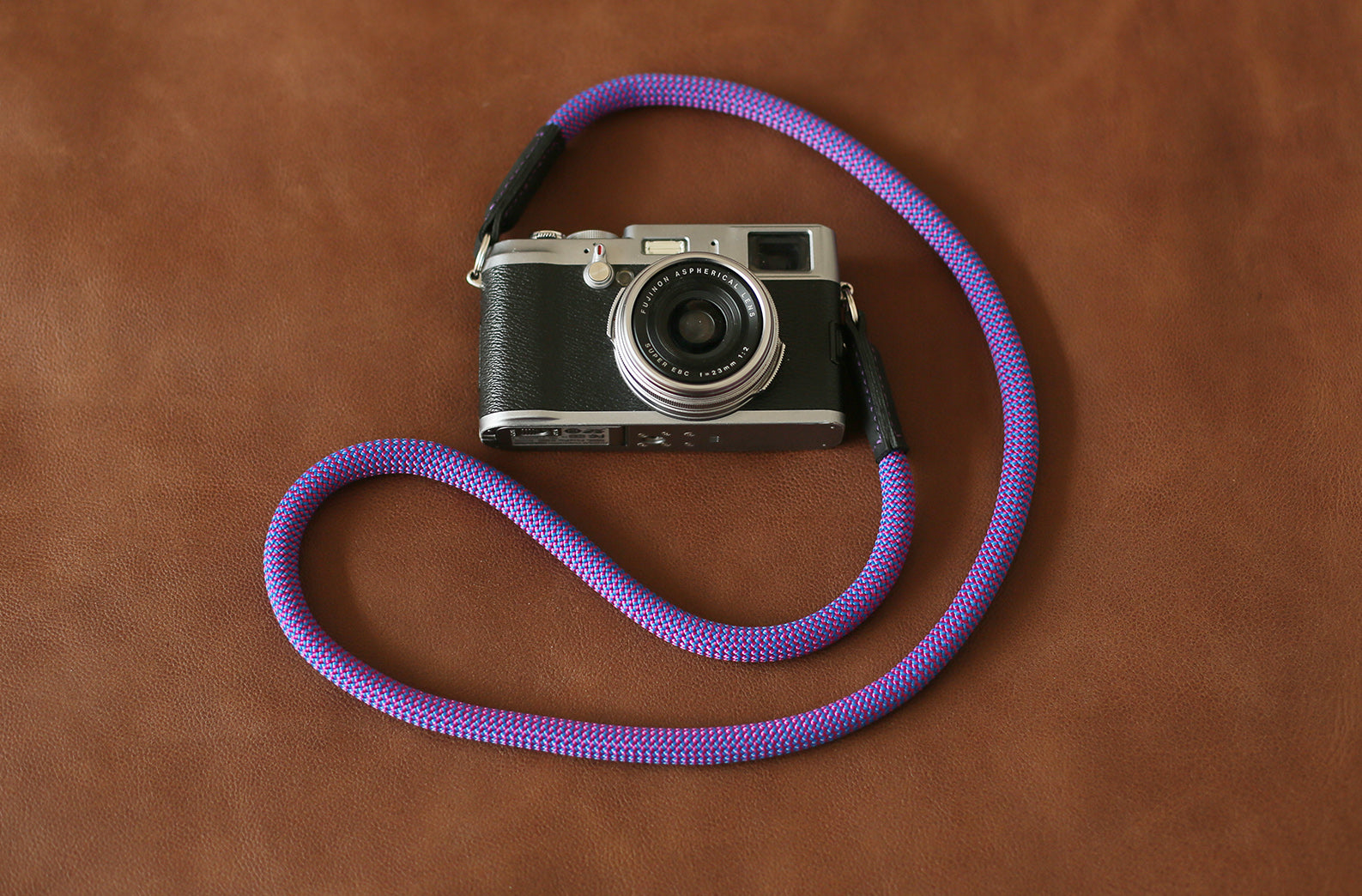 Purple Climbing rope camera neck shoulder strap handmade | Windmup.com - windmup