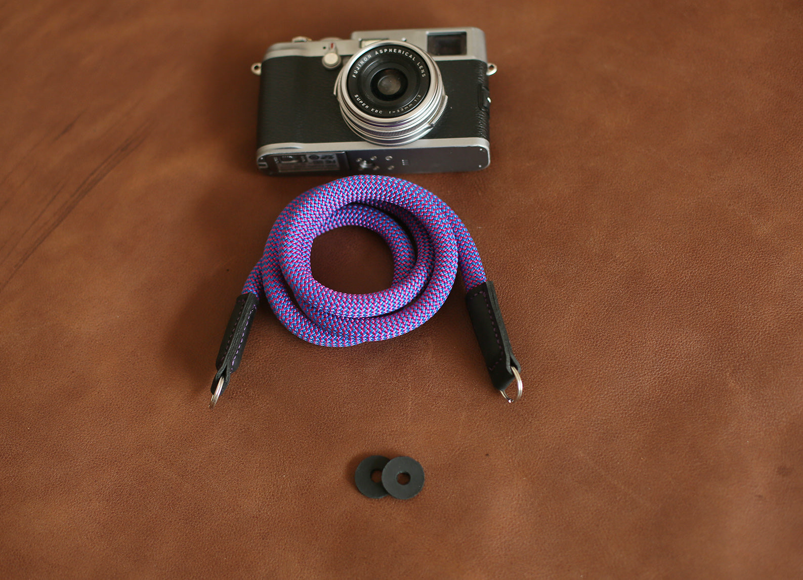 Purple Climbing rope camera neck shoulder strap handmade | Windmup.com - windmup