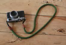 Camera Strap Handmade ArmyGreen Climbing Rope E | Windmup.com - windmup