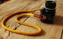 Camera neck shoulder strap handmade gold climbing rope B type | windmup.com - windmup