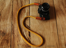 Camera neck shoulder strap handmade gold climbing rope B type | windmup.com - windmup