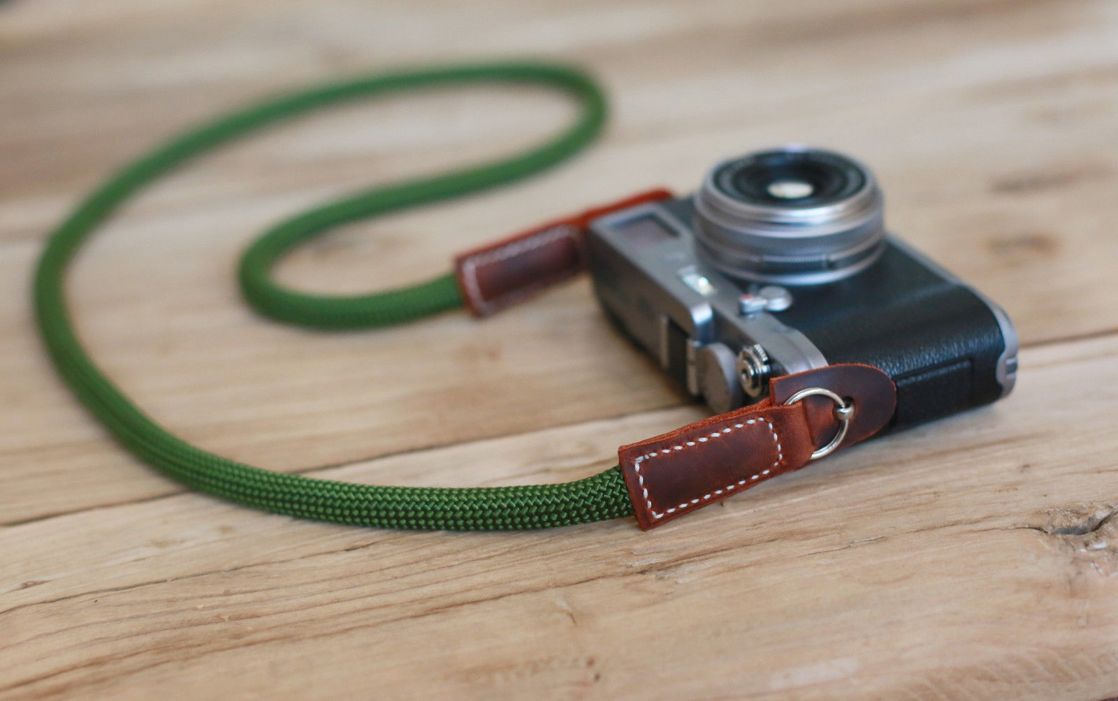 Camera Strap Handmade  Retro Army green Climbing Rope &Windmup.com - windmup