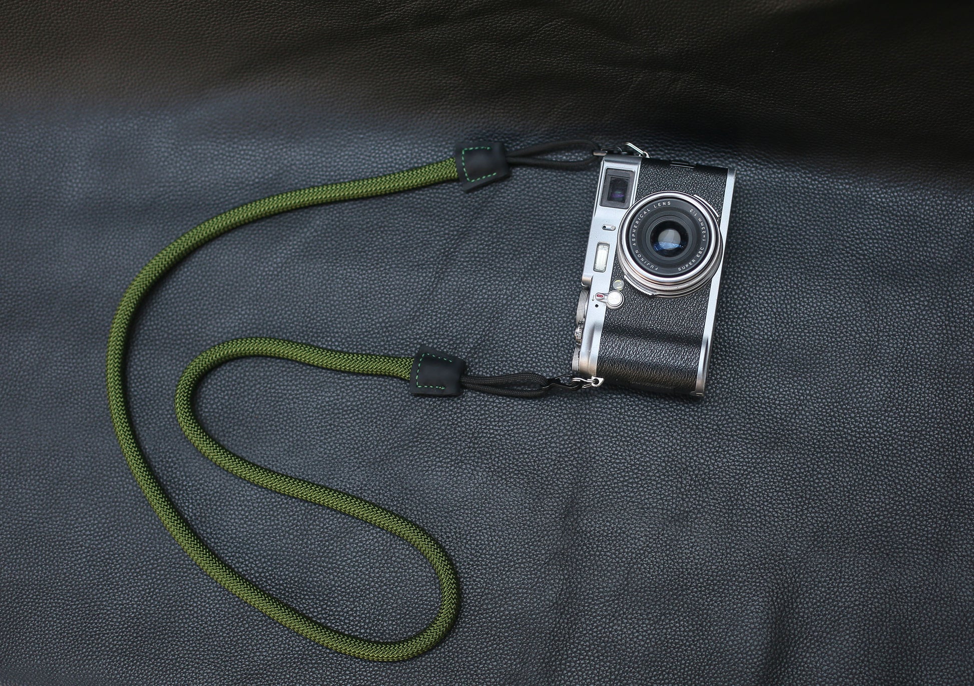 Army green Quick-release rope camera strap - windmup