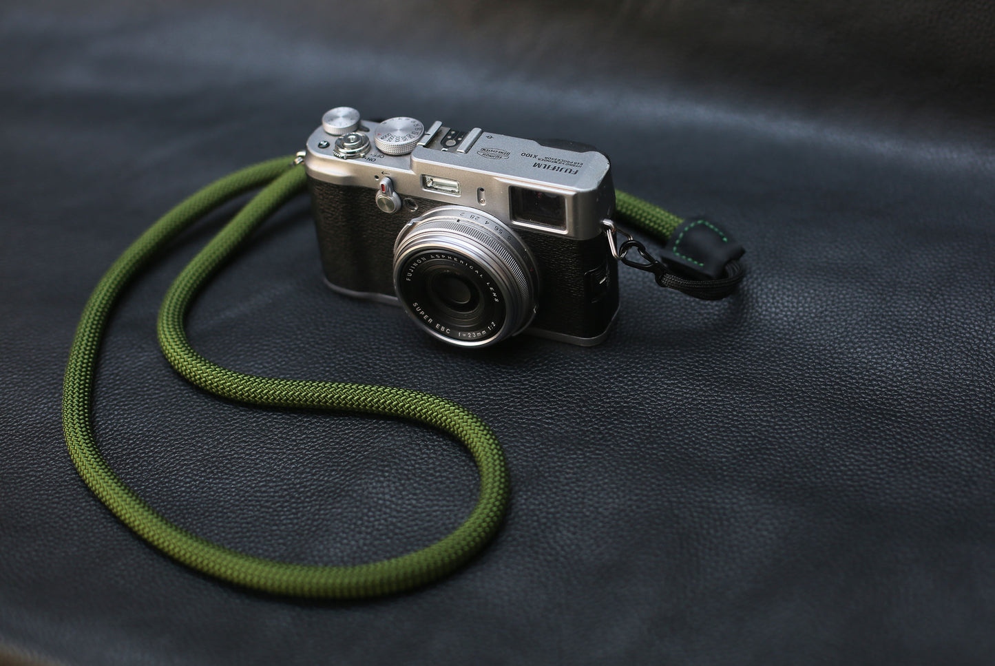 Army green Quick-release rope camera strap - windmup