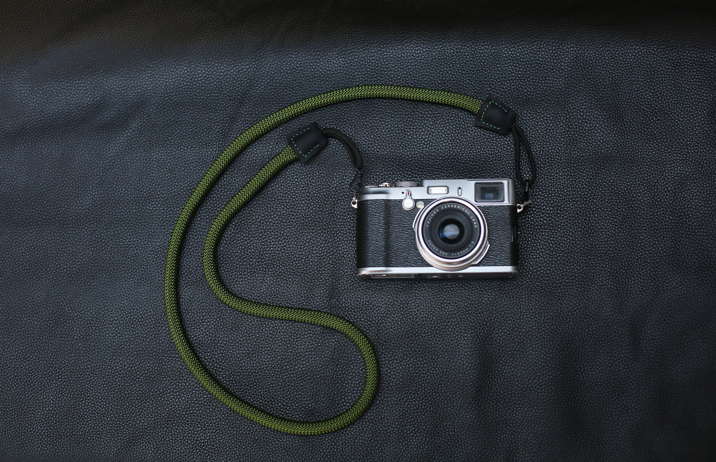 Army green Quick-release rope camera strap - windmup