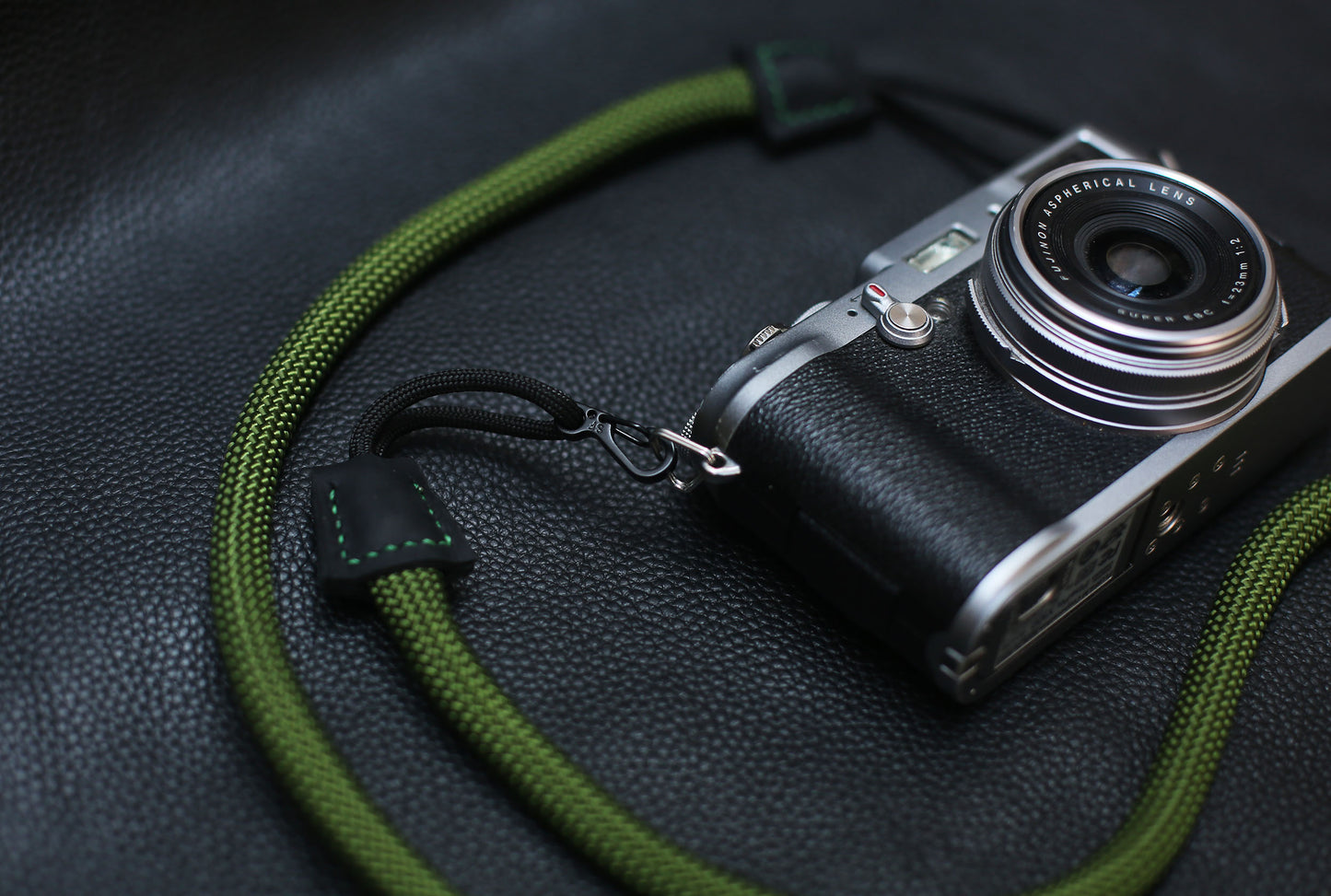 Army green Quick-release rope camera strap - windmup