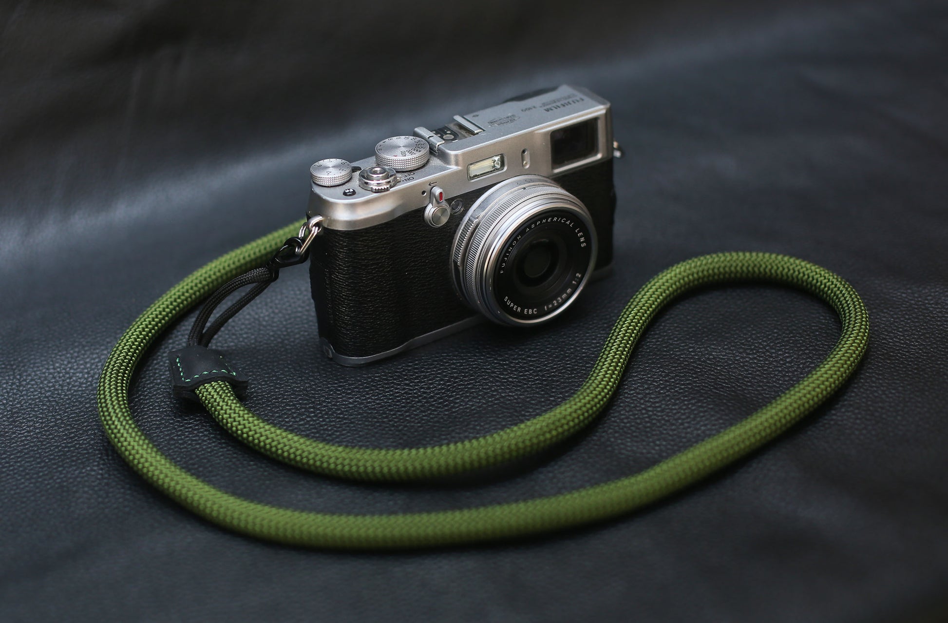 Army green Quick-release rope camera strap - windmup