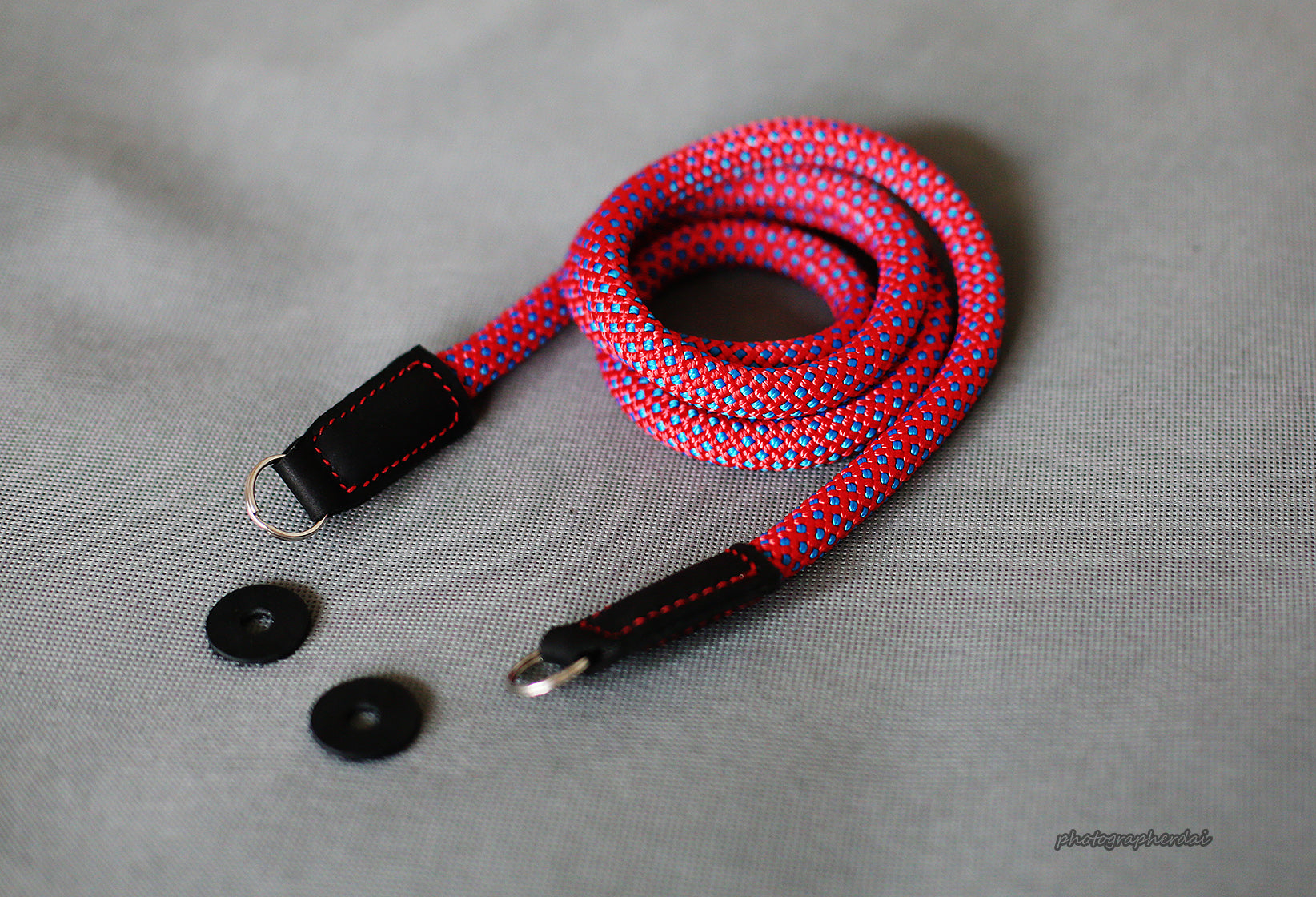 Best Camera Strap Handmade Red Climbing Rope A | Windmup.com - windmup