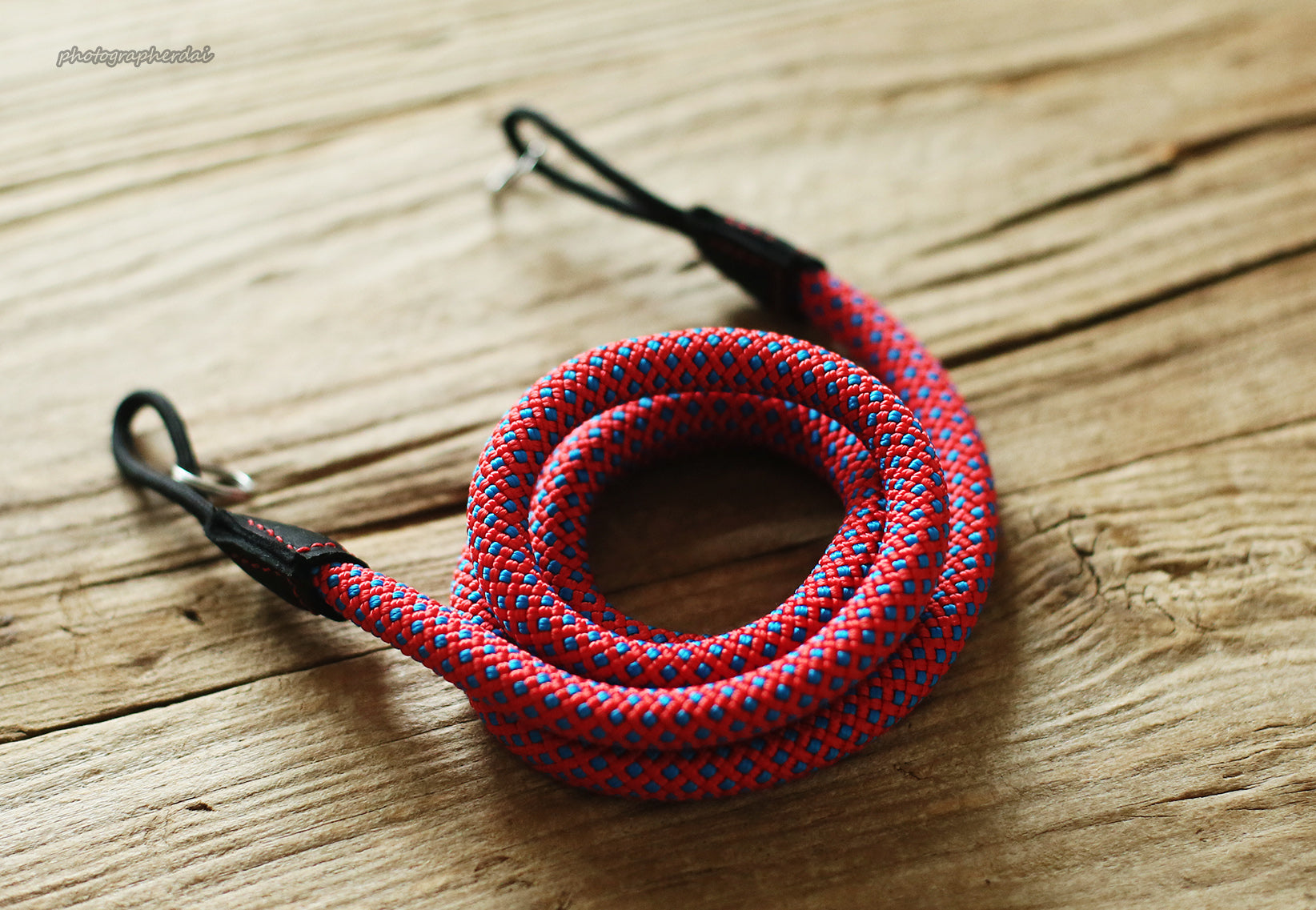 Camera Strap Handmade vitality Red Climbing Rope &Windmup.com - windmup