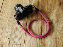 Camera Strap Handmade vitality Red Climbing Rope &Windmup.com - windmup