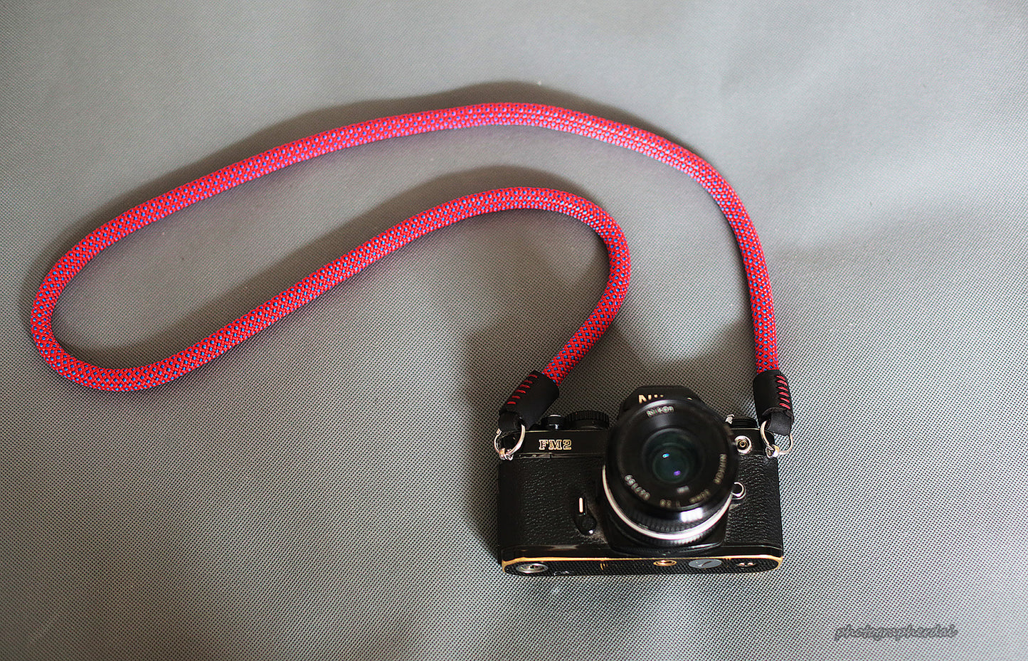 Handmade Camera Strap Red Climbing Rope &Windmup.com - windmup