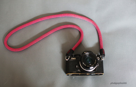 Handmade Camera Strap Red Climbing Rope &Windmup.com - windmup