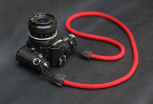 Red Quick-release rope camera strap - windmup