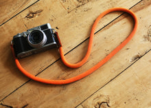 Handmade Camera Strap Orange Climbing Rope &Windmup.com - windmup