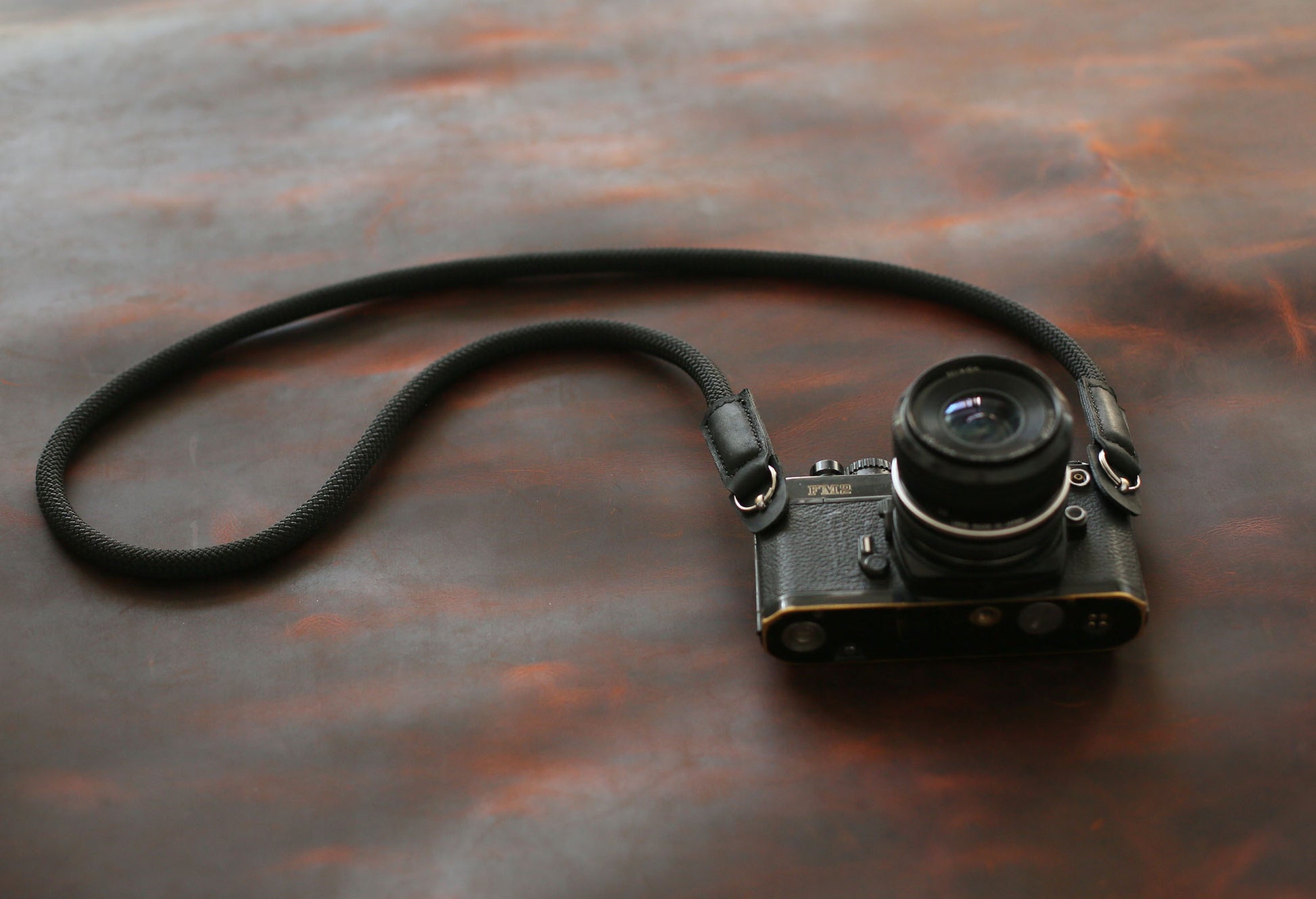 Best Handmade Camera Neck Strap Climbing Rope Black@Windmup.com - windmup
