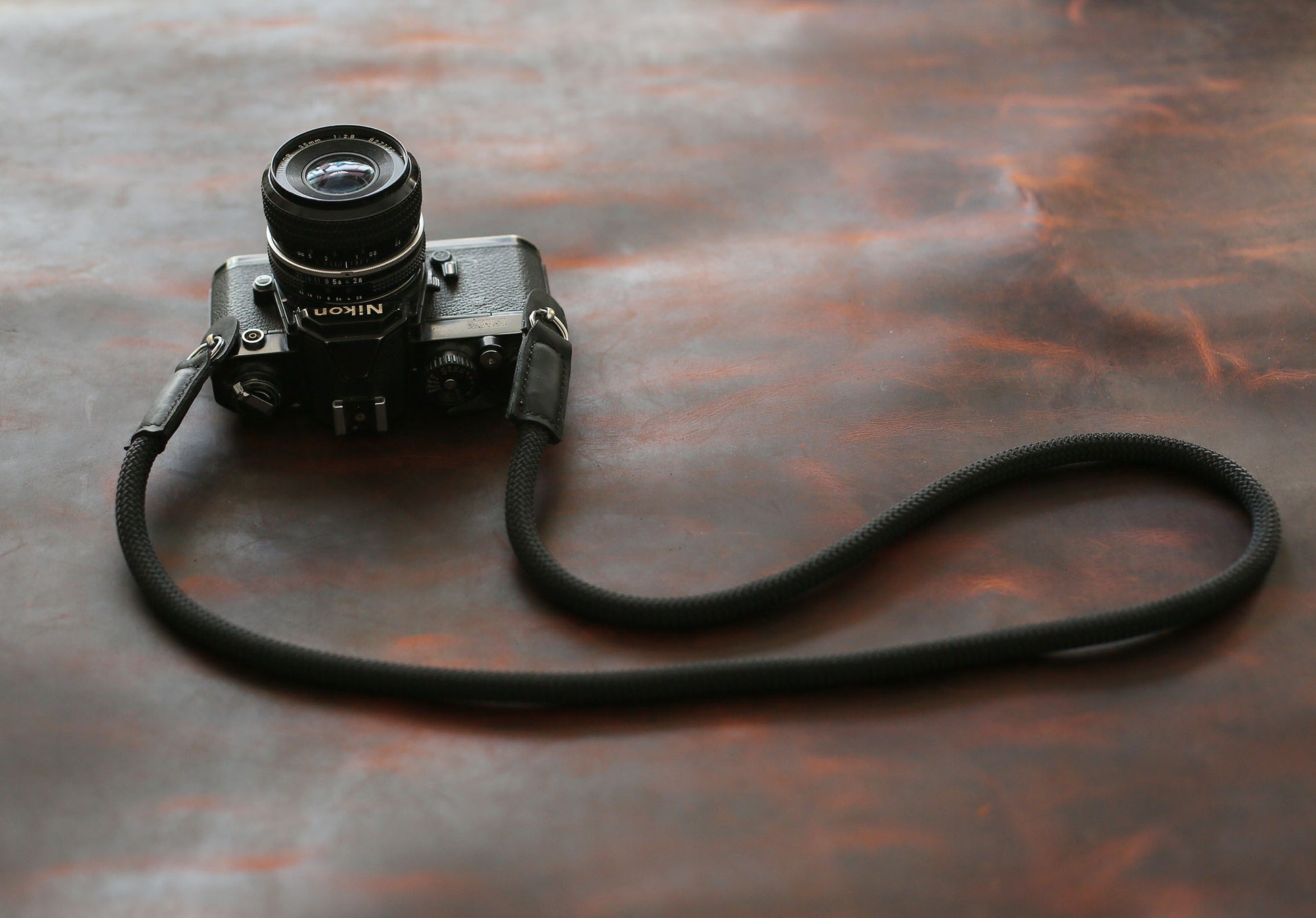 Best Handmade Camera Neck Strap Climbing Rope Black@Windmup.com - windmup