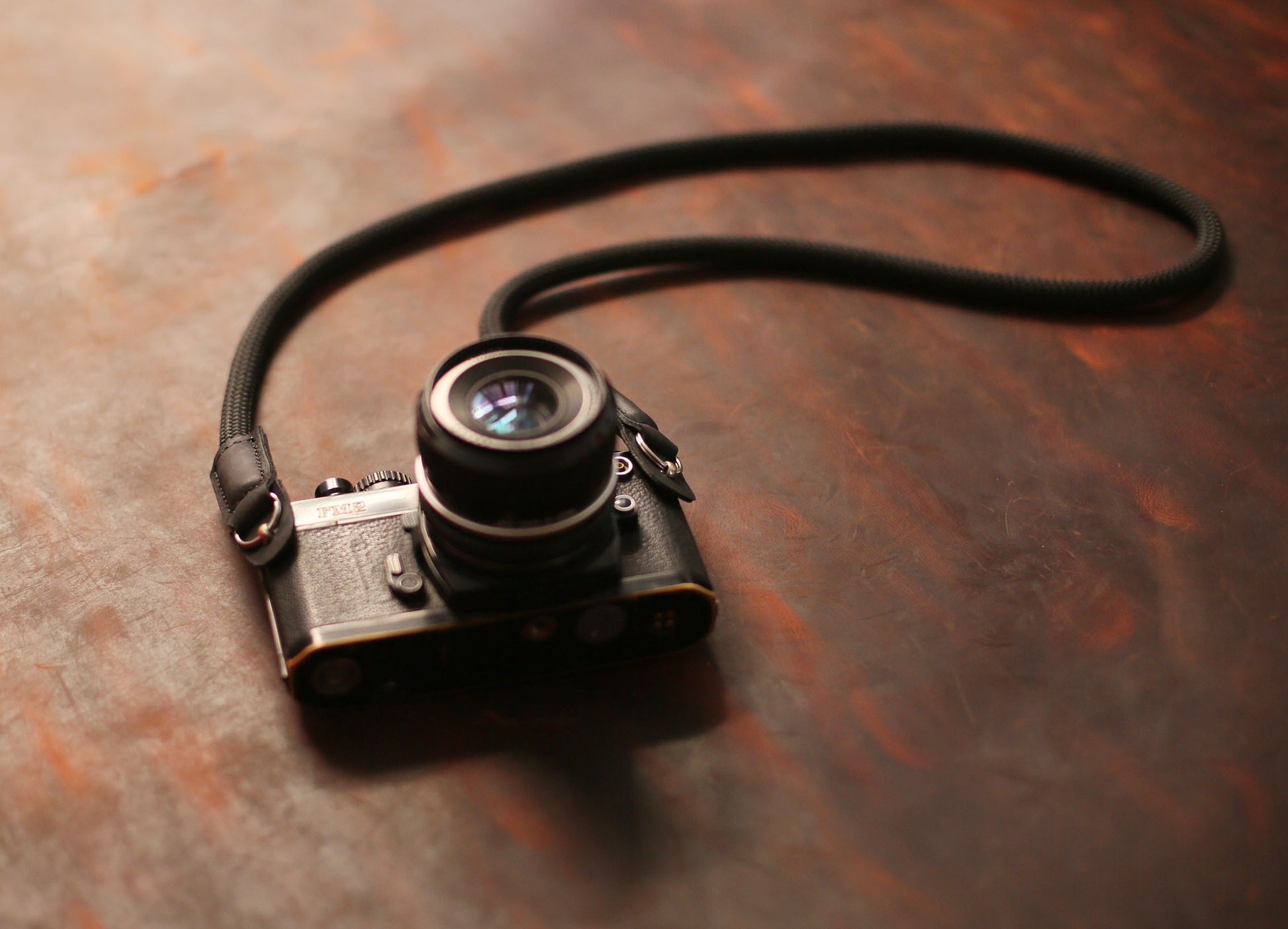 Best Handmade Camera Neck Strap Climbing Rope Black@Windmup.com - windmup