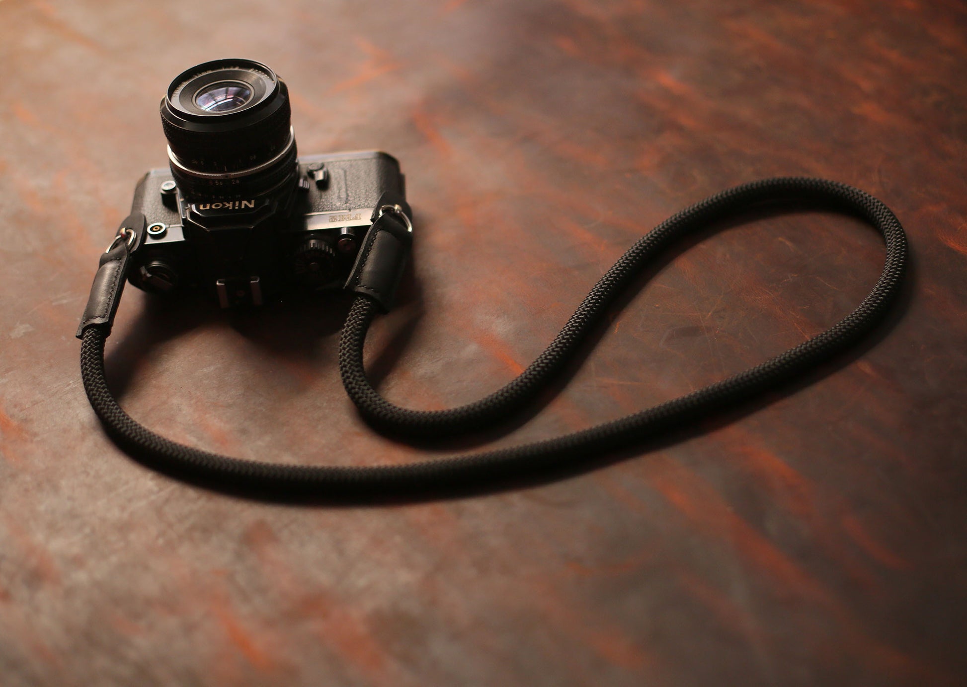 Best Handmade Camera Neck Strap Climbing Rope Black@Windmup.com - windmup