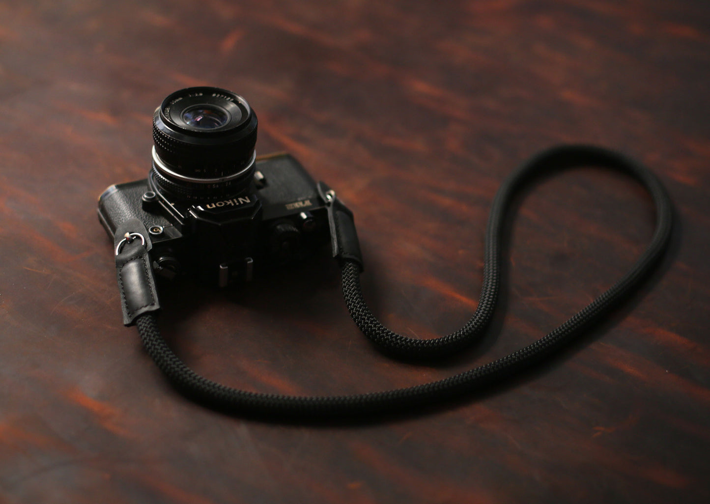 Best Handmade Camera Neck Strap Climbing Rope Black@Windmup.com - windmup